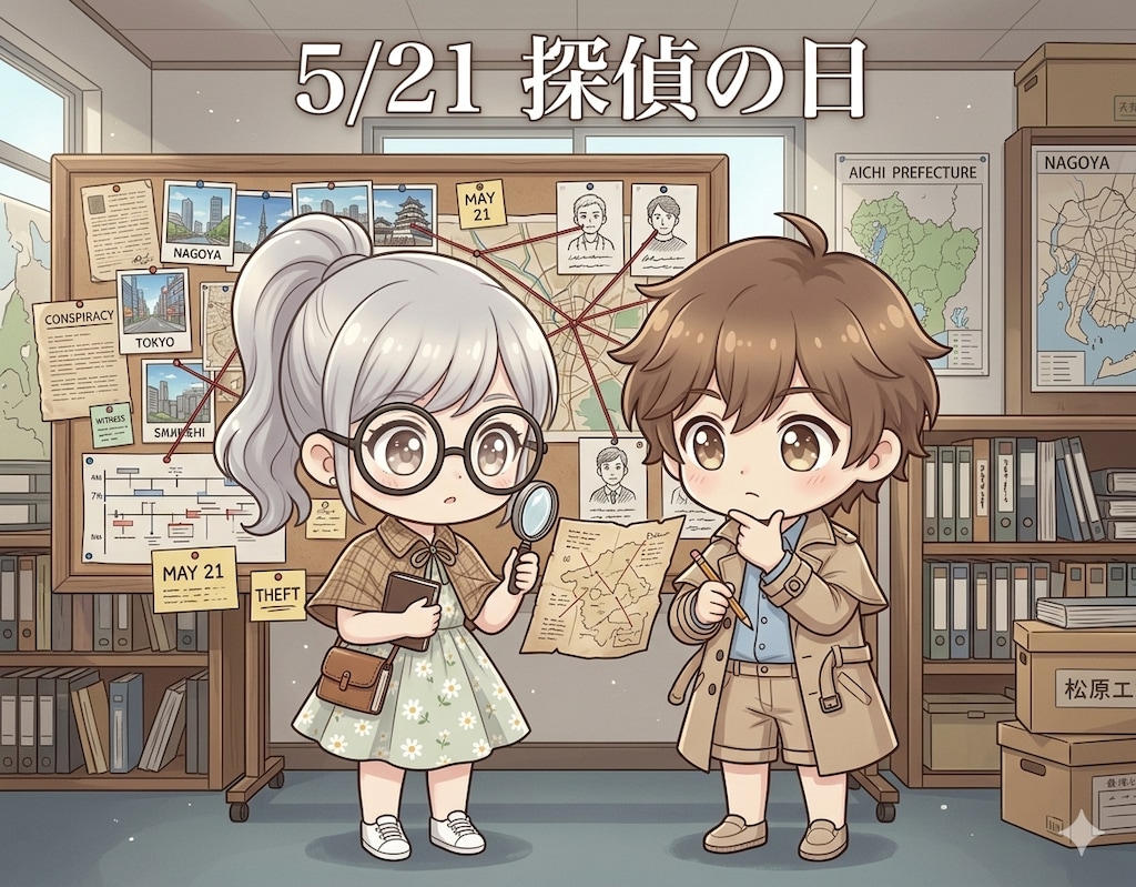 今日は「探偵の日」
