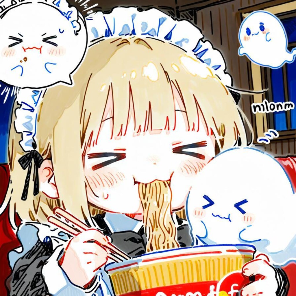 ( -ω-)摩訶不思議かぷめん…絶品やでぇ…✨✨