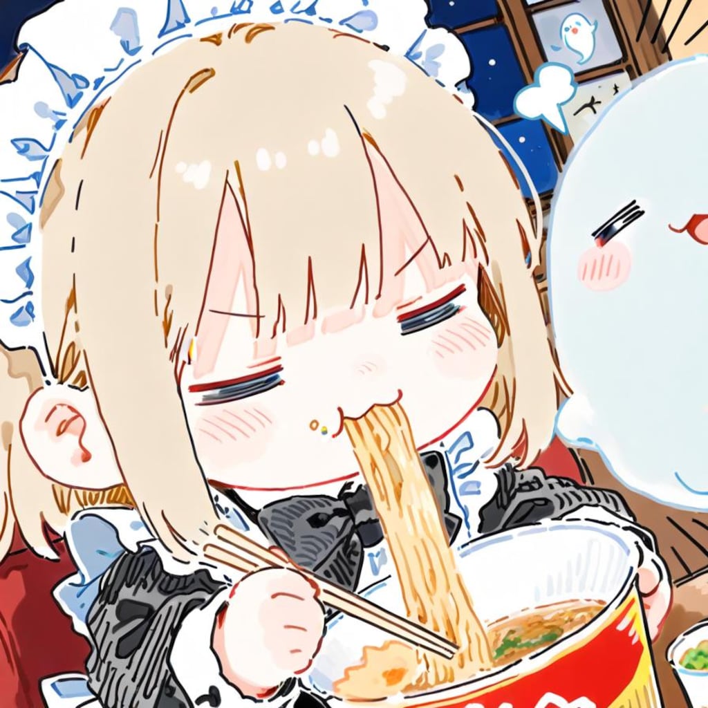 ( -ω-)摩訶不思議かぷめん…絶品やでぇ…✨✨