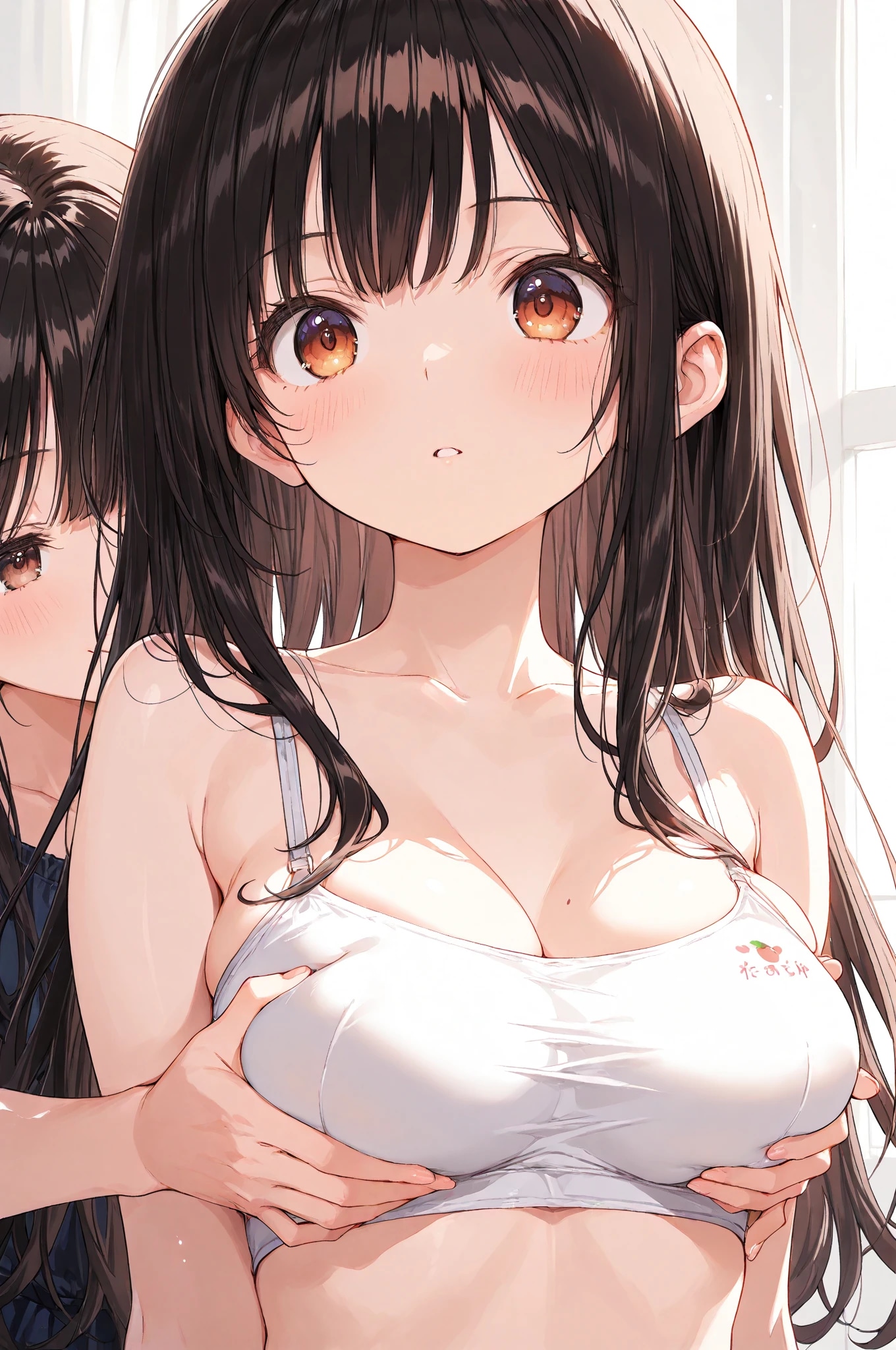 女同士だからできるスキンシップ♡