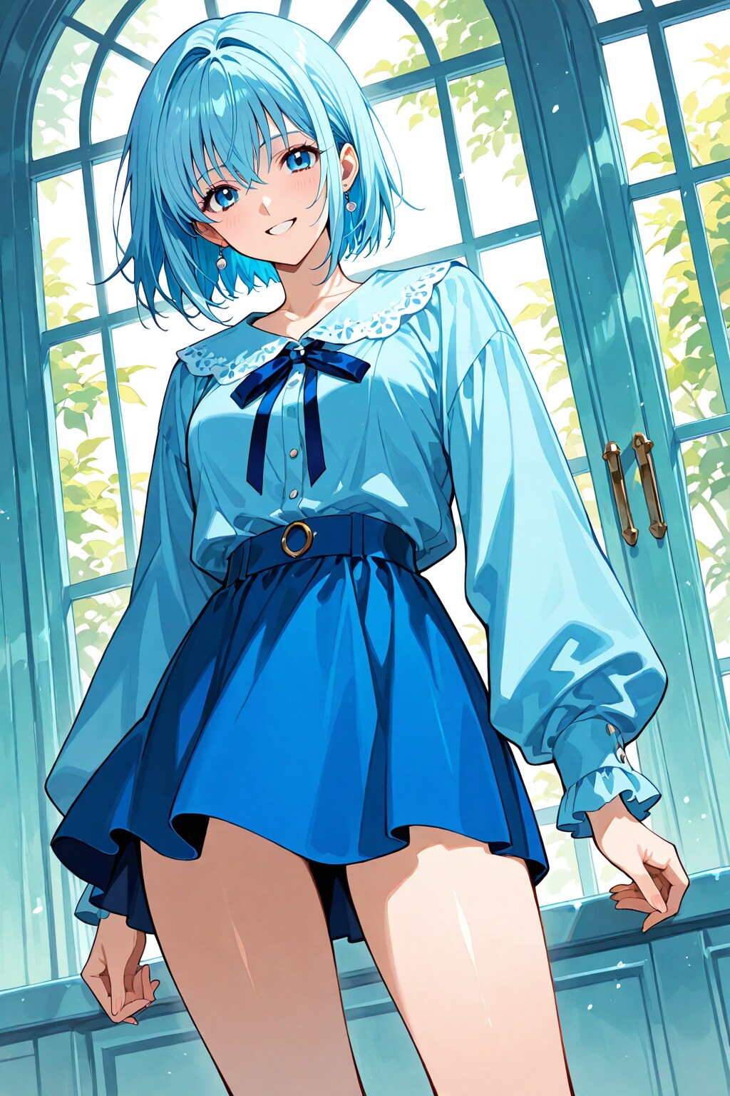 2000年代アニメ風な女の子