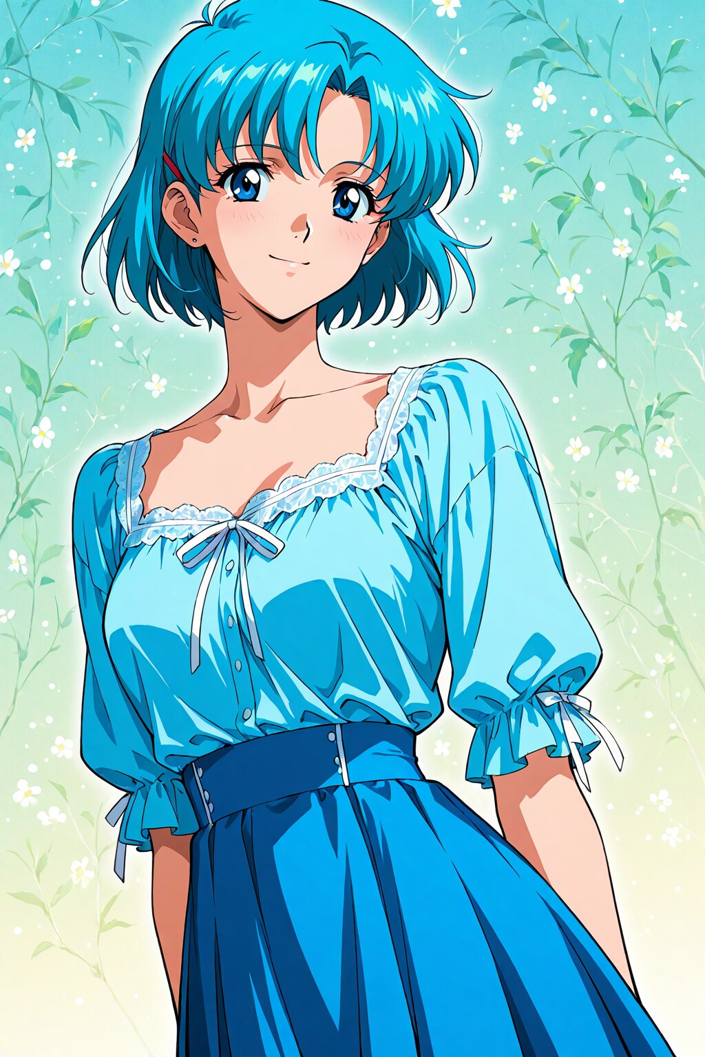 2000年代アニメ風な女の子