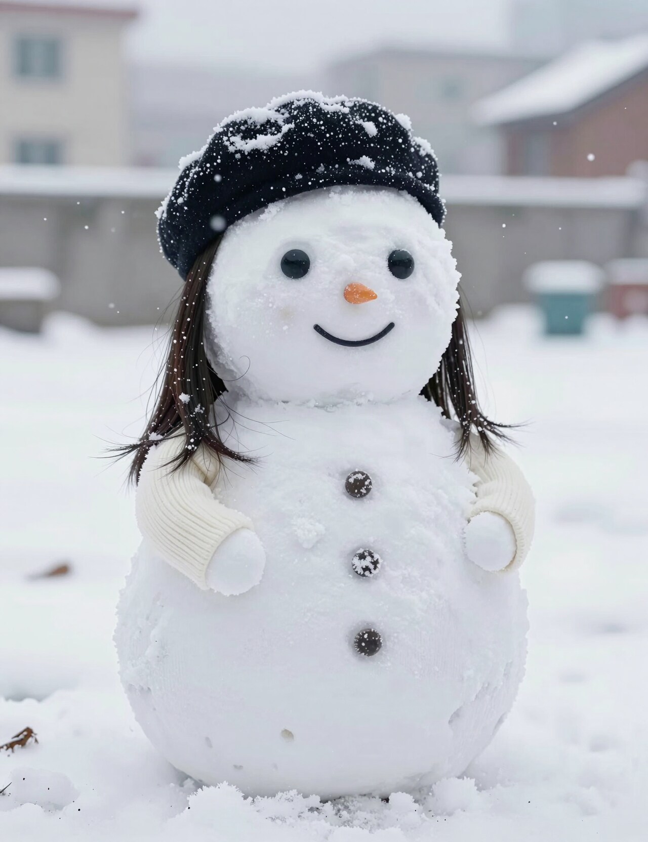 雪予報だったから