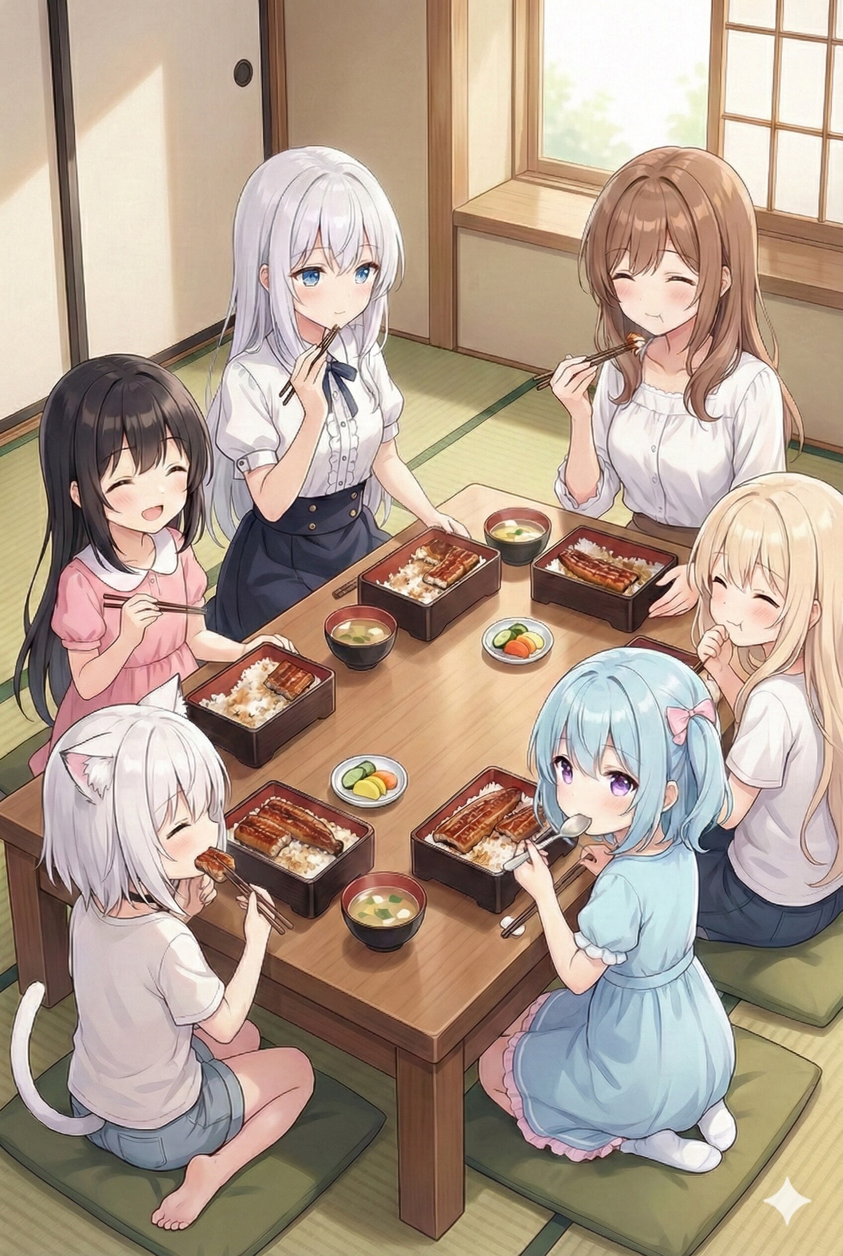 今日はみんなでうな重✨