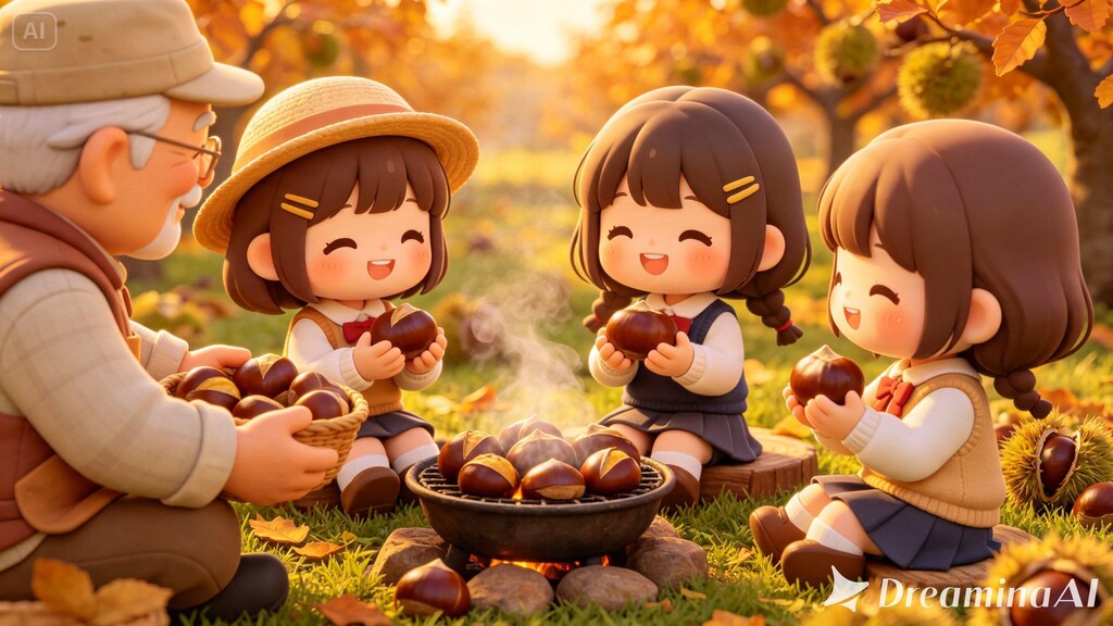 秋の遠足｜栗料理１（70/100）