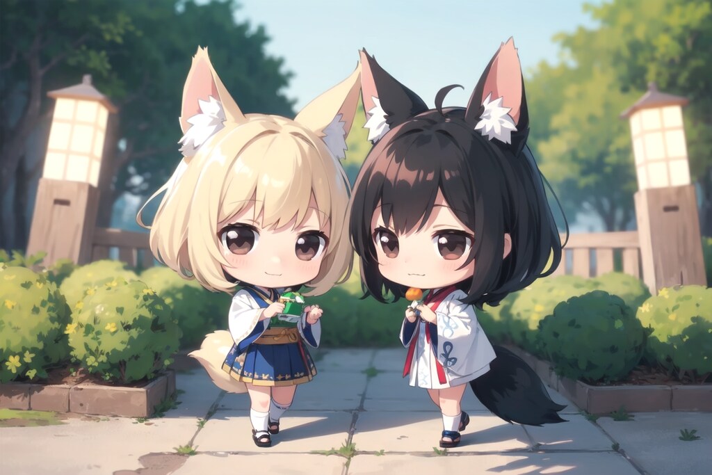 からあげ○○を食べるちびちゃん。