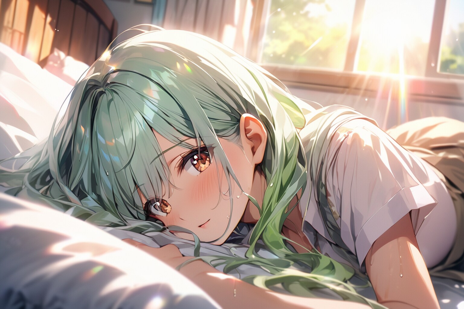 おはよ、今日も良い天気だよ♪ | の人気AIイラスト・グラビア