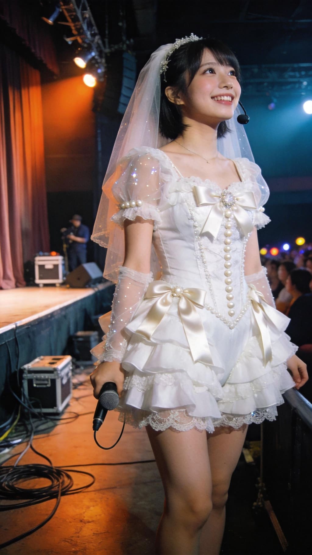 A Bride Beneath the Spotlight