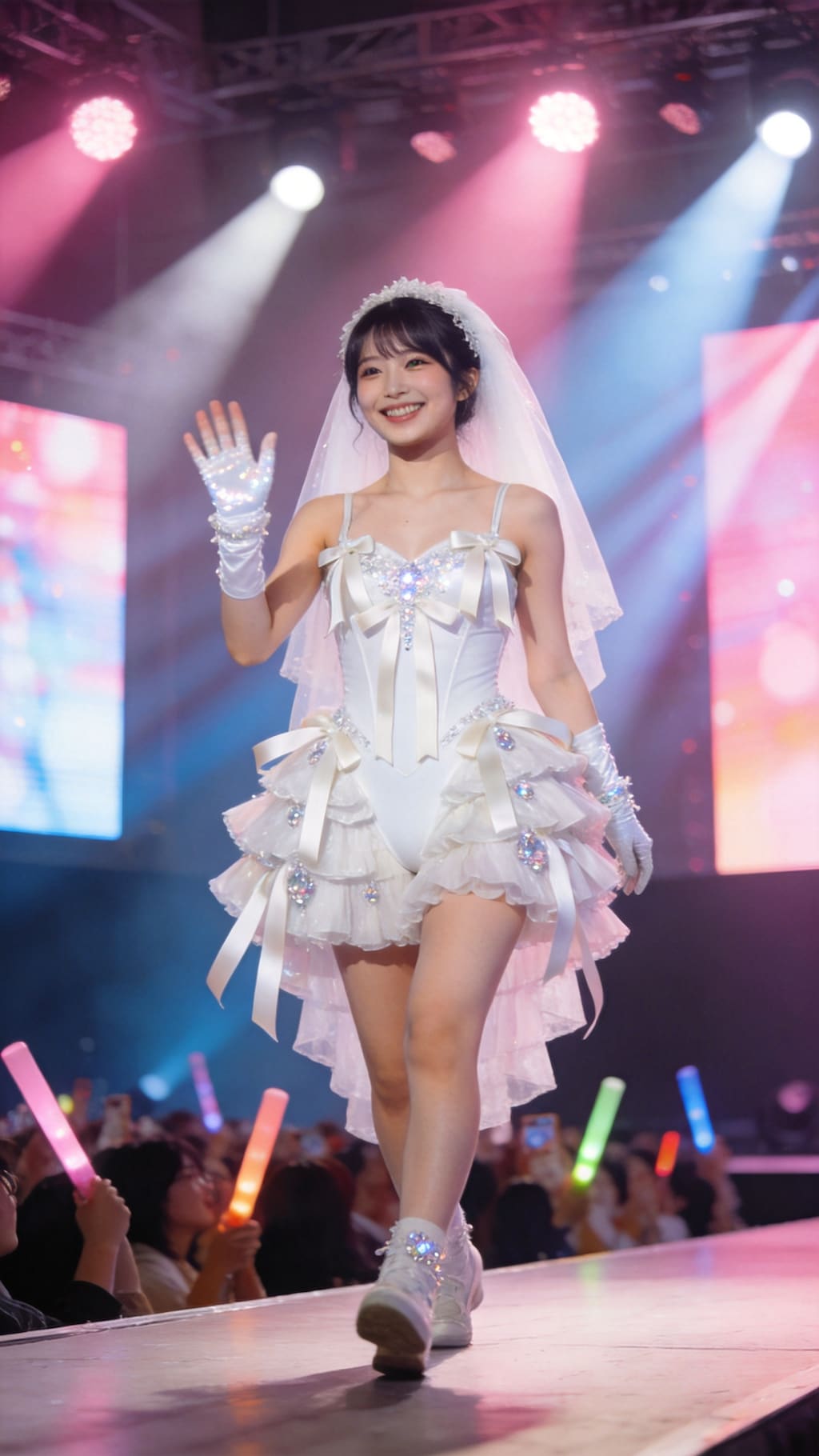 A Bride Beneath the Spotlight