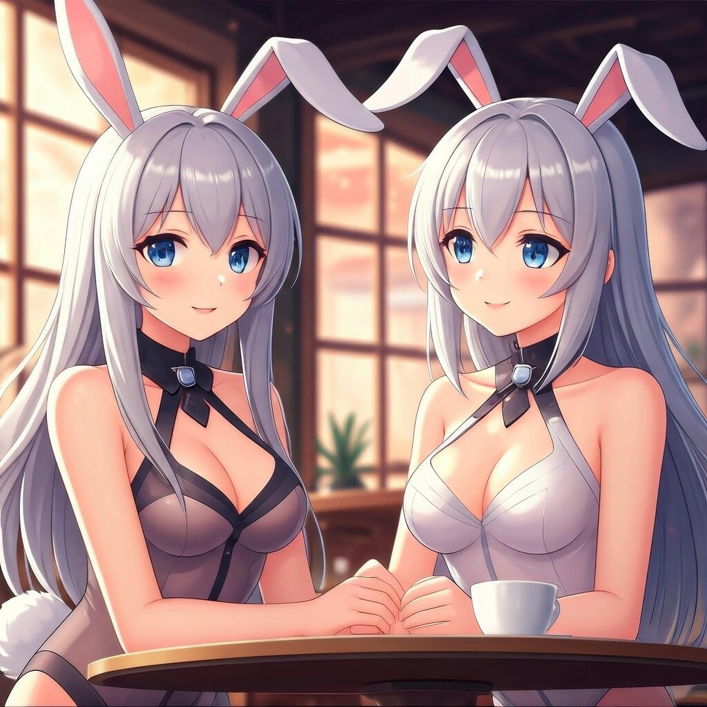 ピクセルうさぎカフェ