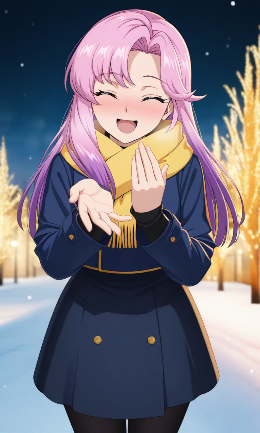 『寒いね～、手繋ごうか？』なナオちゃん先輩