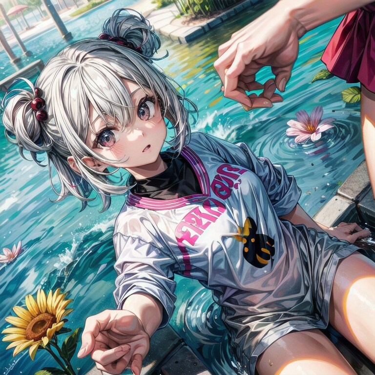 水遊び