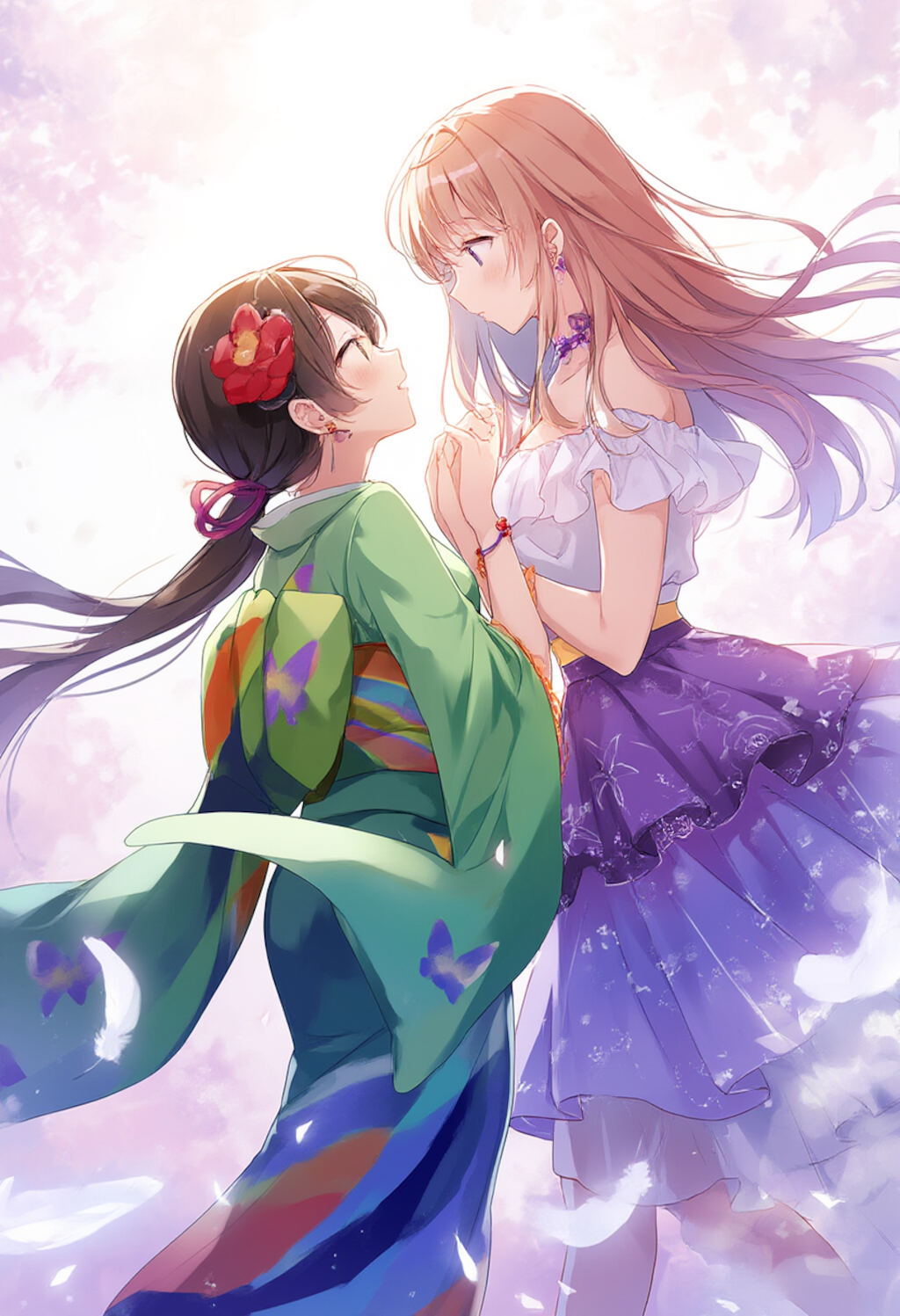 green kimono