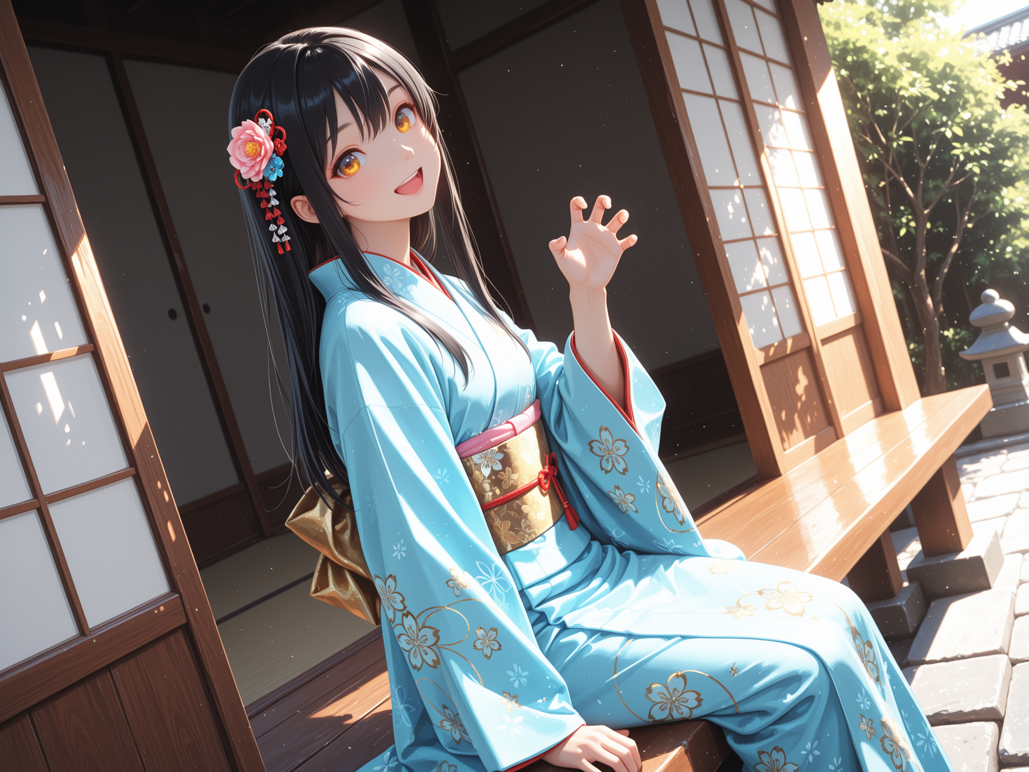 縁側の景色