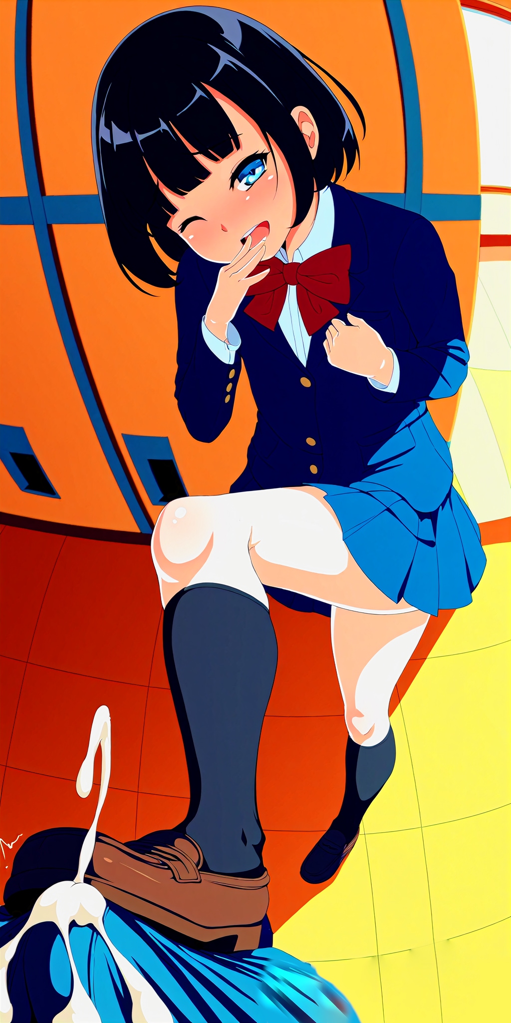 女子高生のキック