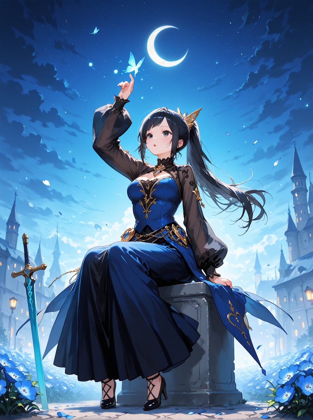 [12枚] 青×ファンタジー