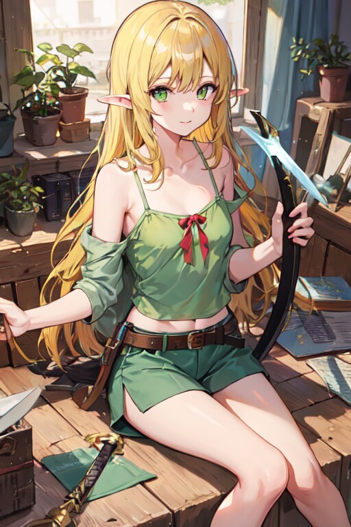 エルフのお姉さん