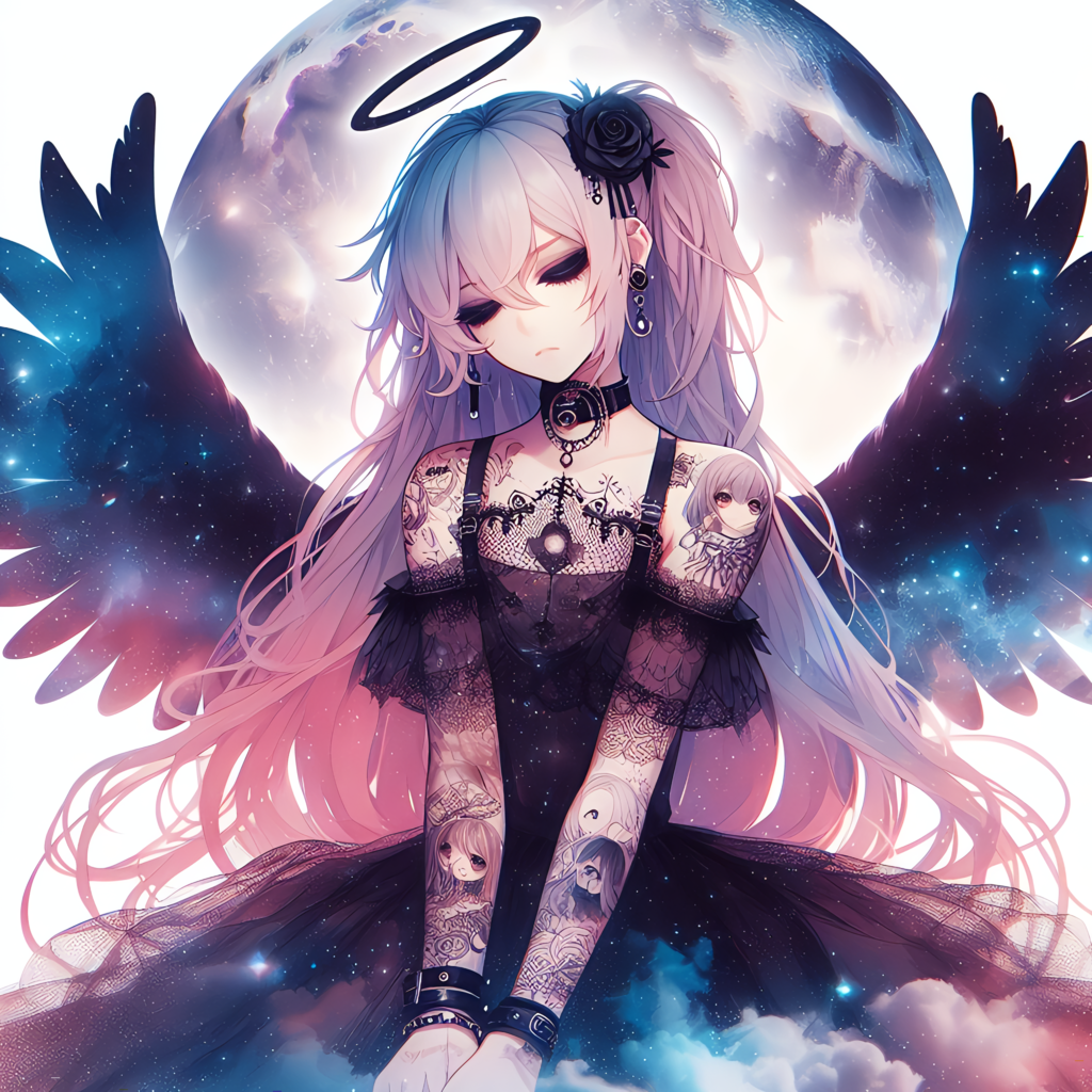 銀河と月と星空☆