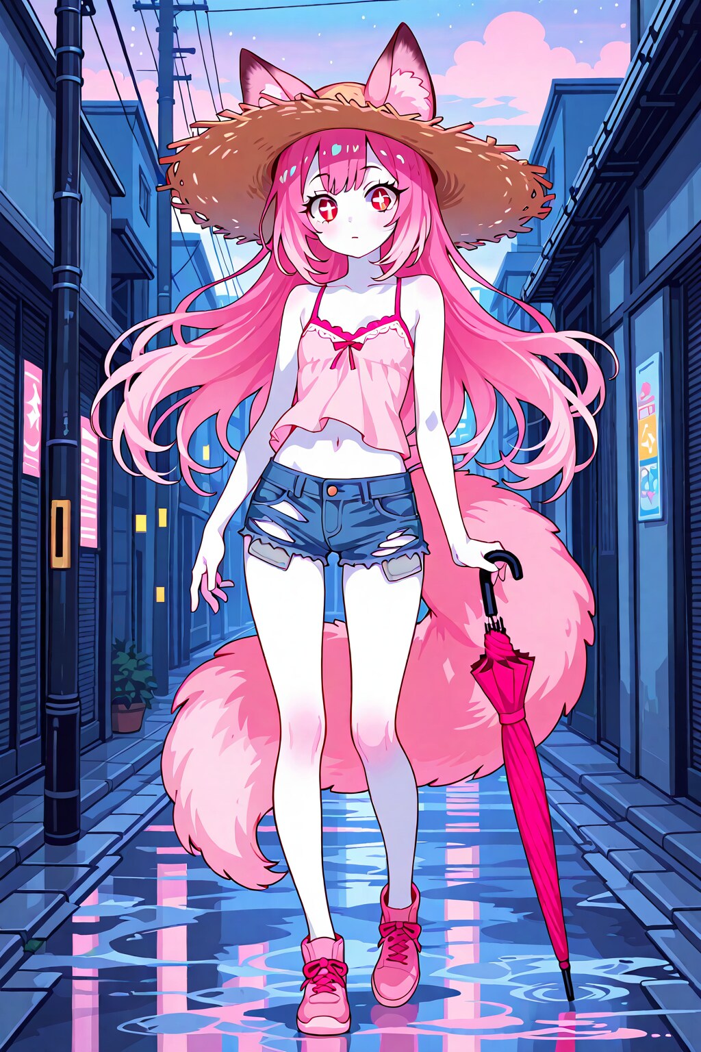 狐耳娘 | の人気AIイラスト・グラビア