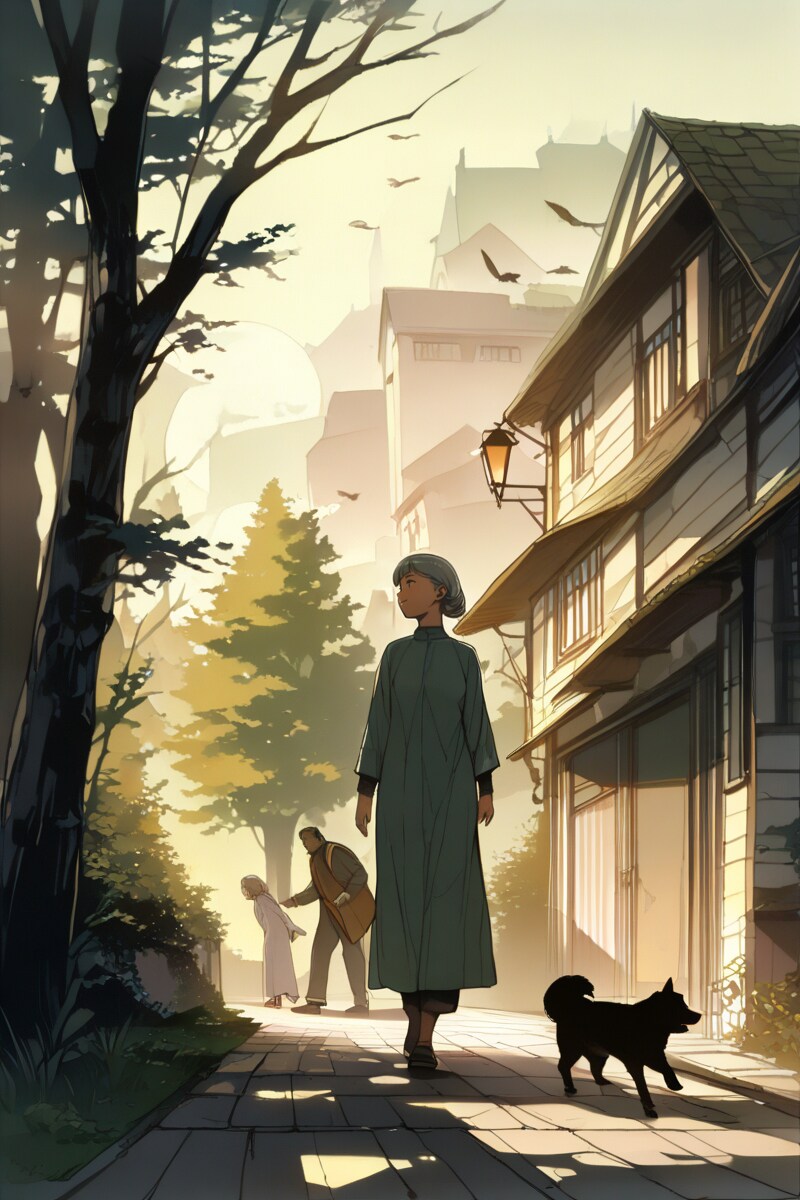 朝の散歩 | の人気AIイラスト・グラビア