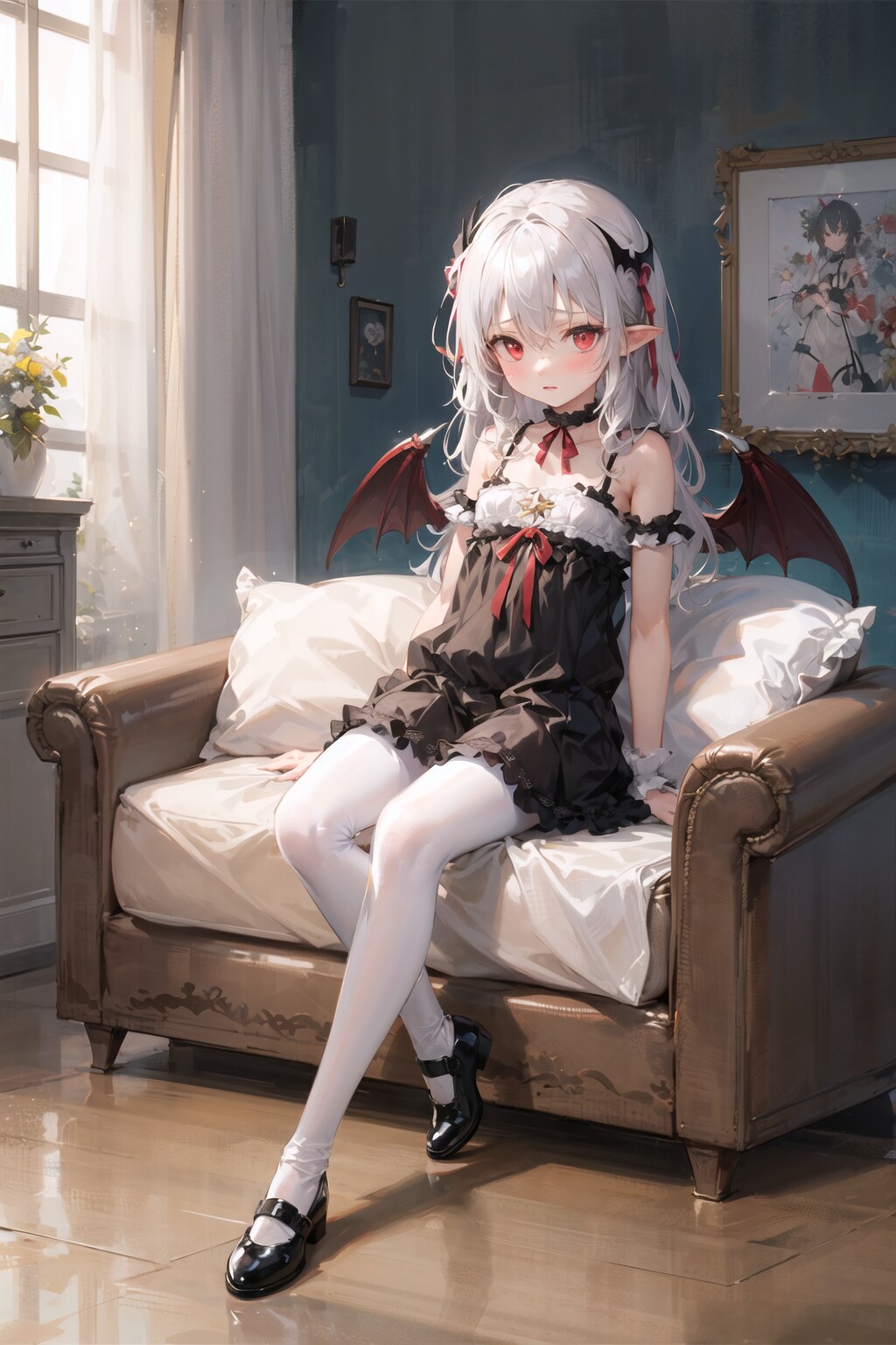 白タイツロリサキュバス