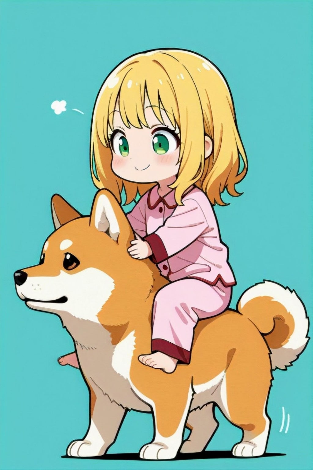 近松沙也ちゃんと柴犬