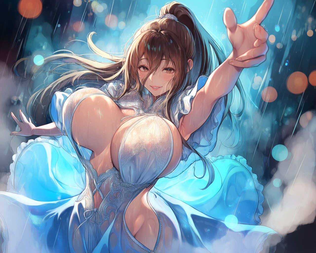雨を楽しみましょう