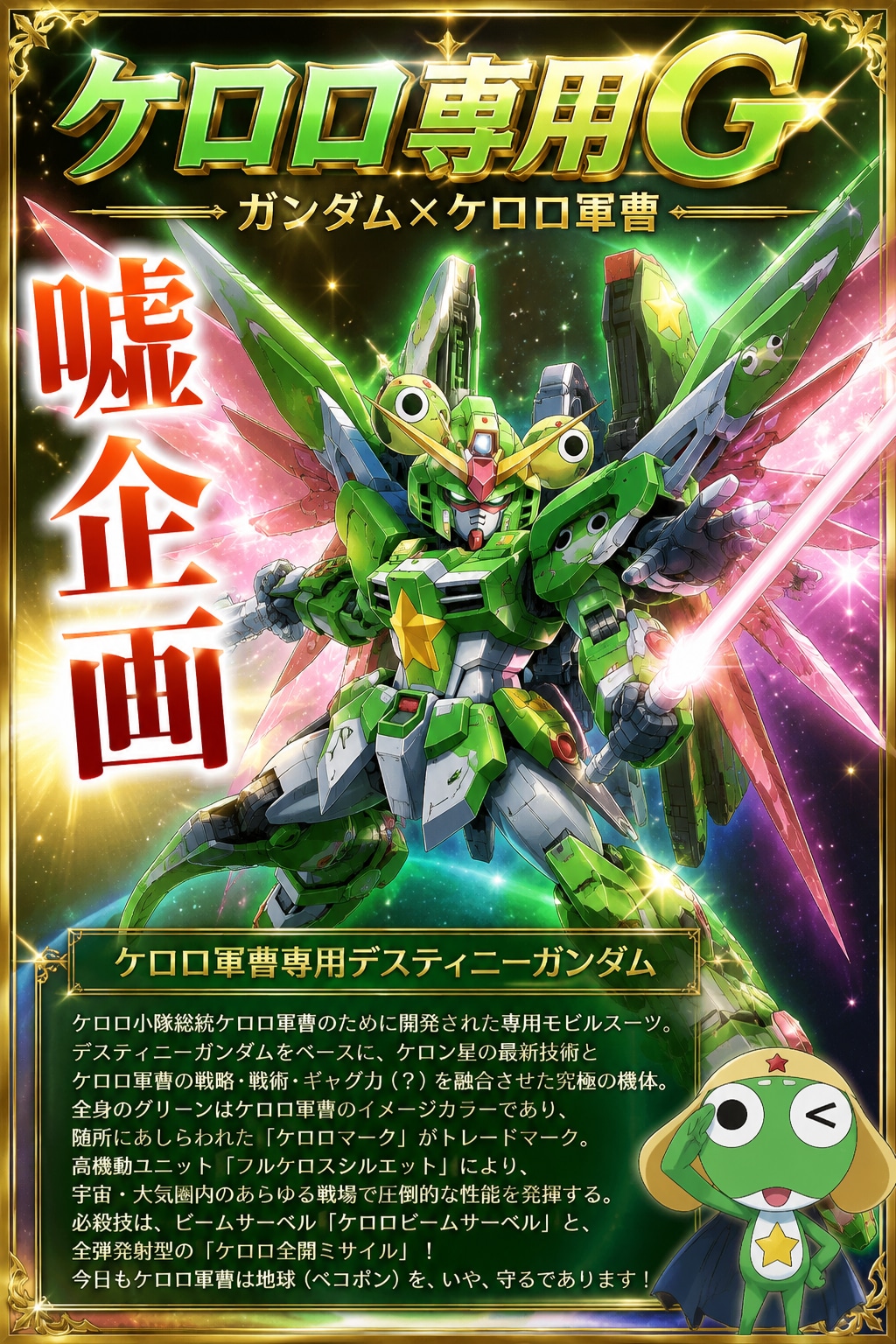 ケロロ軍曹専用デスティニーガンダム