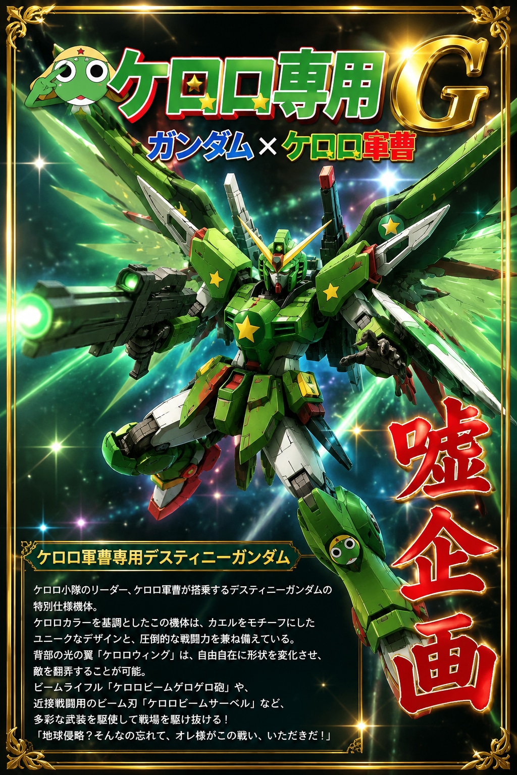 ケロロ軍曹専用デスティニーガンダム