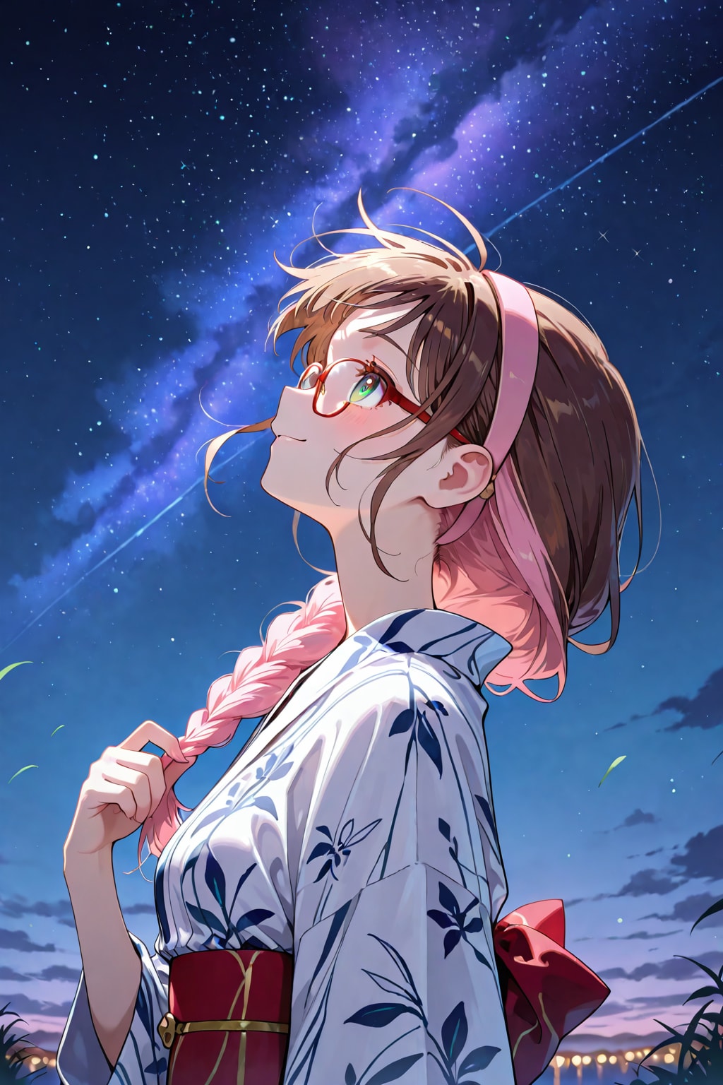 星空を見上げて