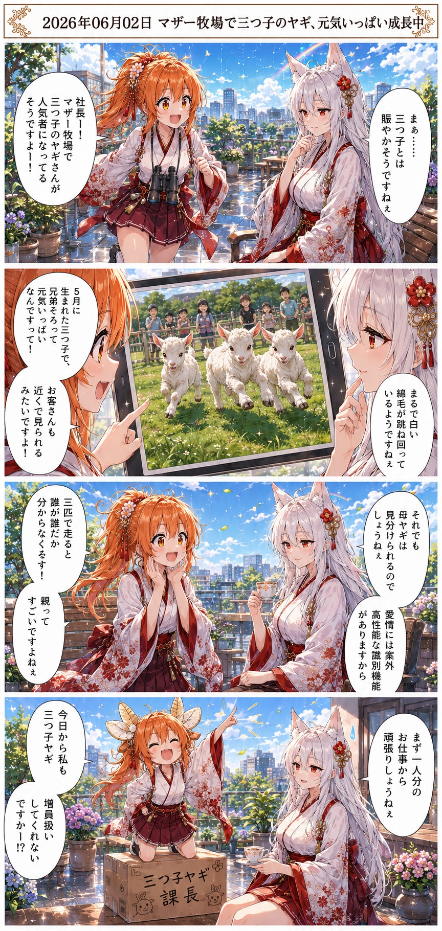 毎日漫画　10時　ほっこりニュース | の人気AIイラスト・グラビア