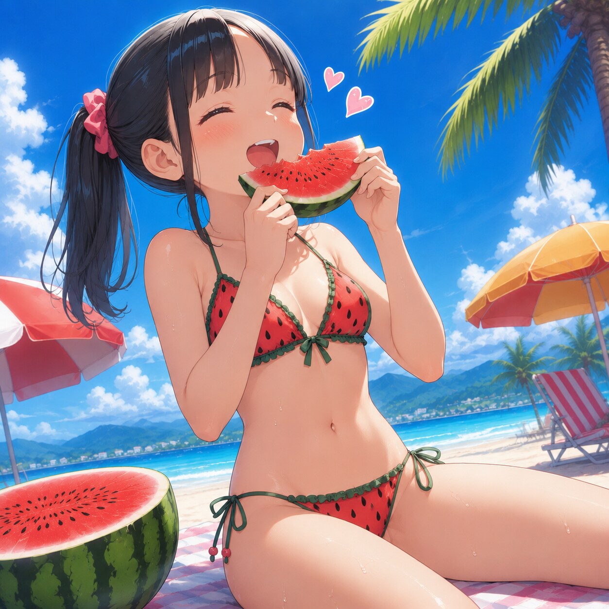 今日はスイカの日