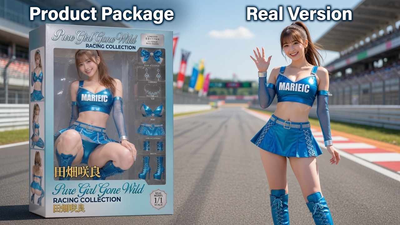 「Pure Girl Gone Wild」レーシングコレクションフィギュア発売開始！
