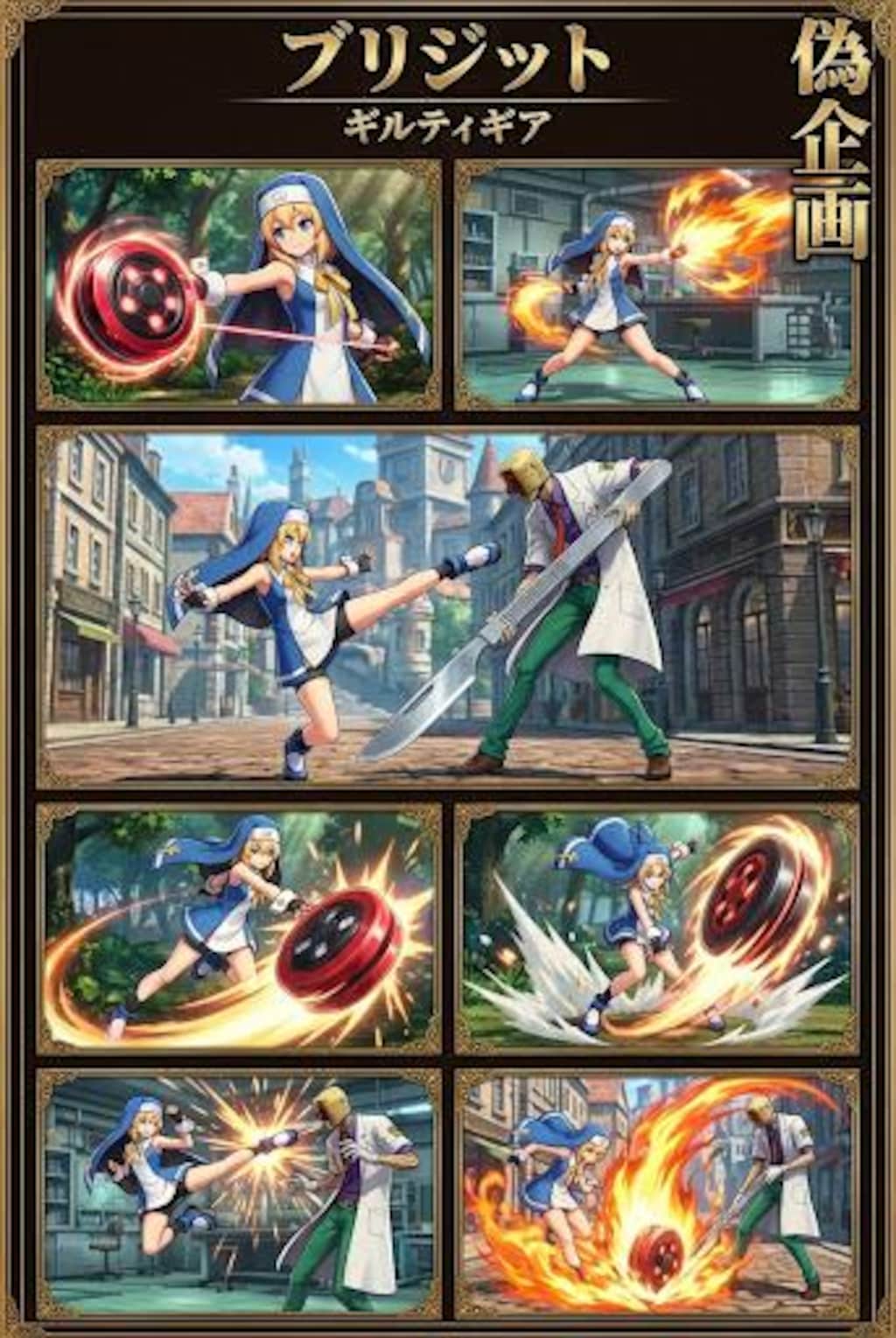 ブリジット旧衣装　ギルティギア