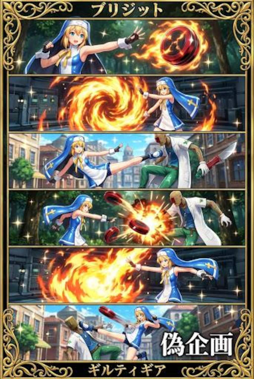 ブリジット旧衣装　ギルティギア