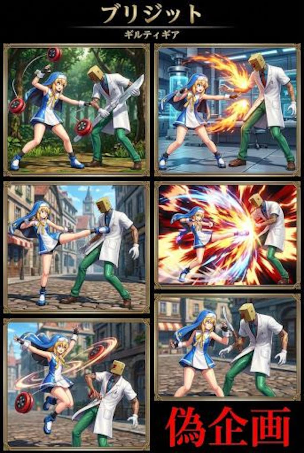 ブリジット旧衣装　ギルティギア