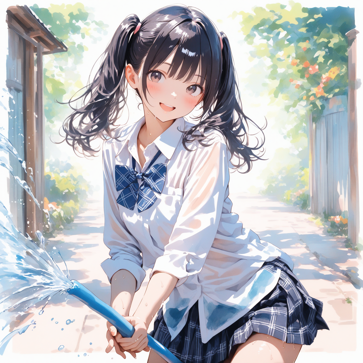 黒髪ツインテール#1 | の人気AIイラスト・グラビア