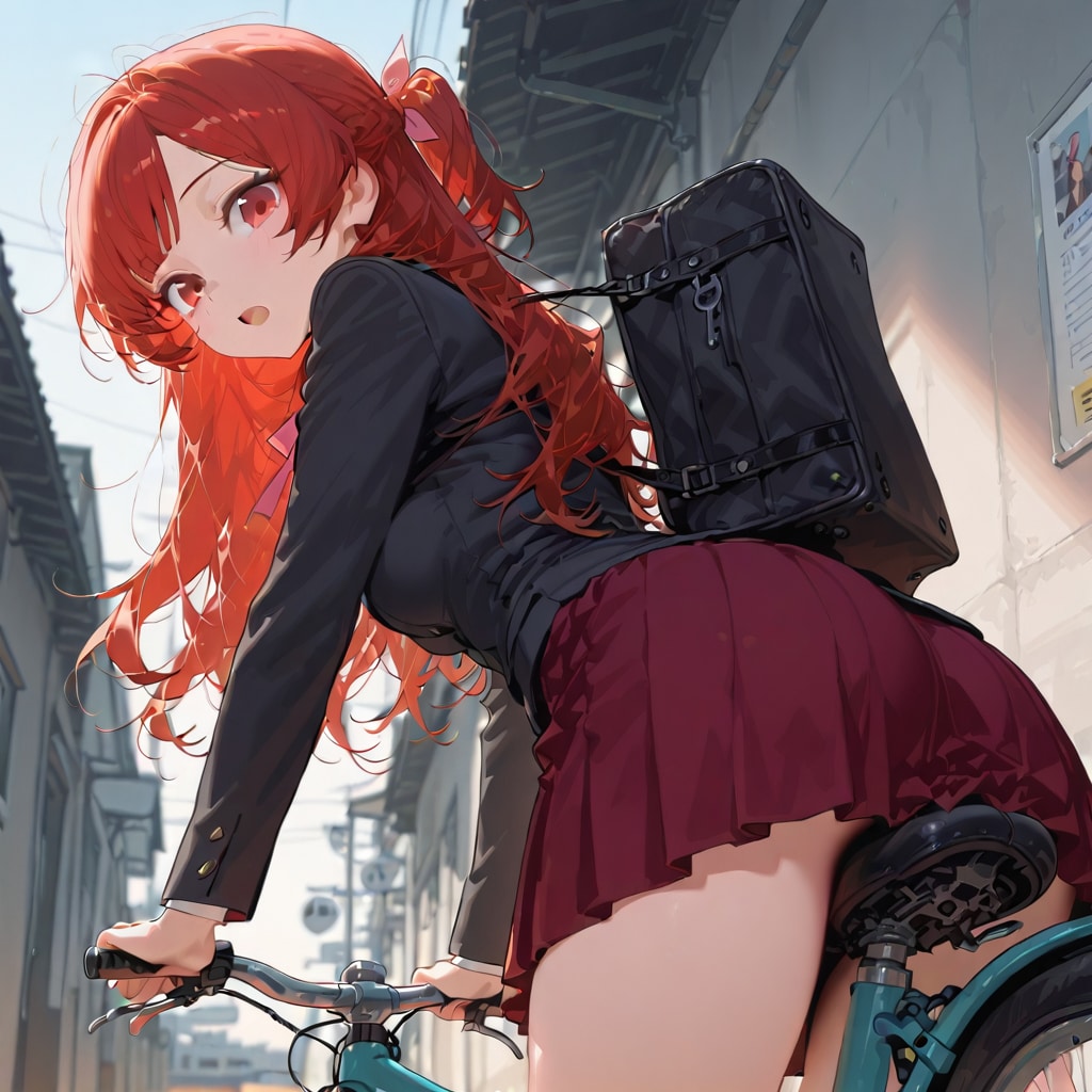 チャリンコ女子校生🚲️