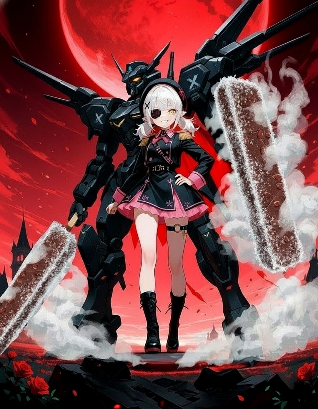 氷哭の魔槍《あずきバー》 | の人気AIイラスト・グラビア