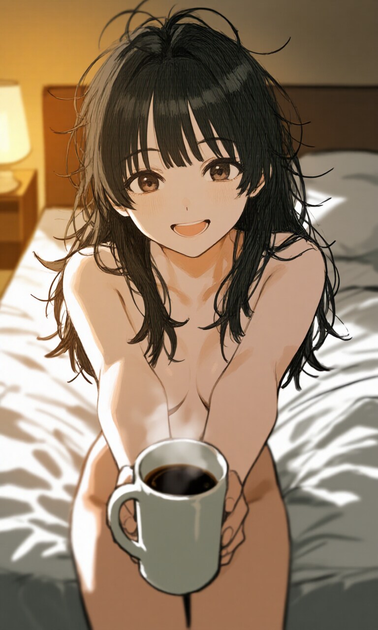 おはよ、コーヒー飲む？