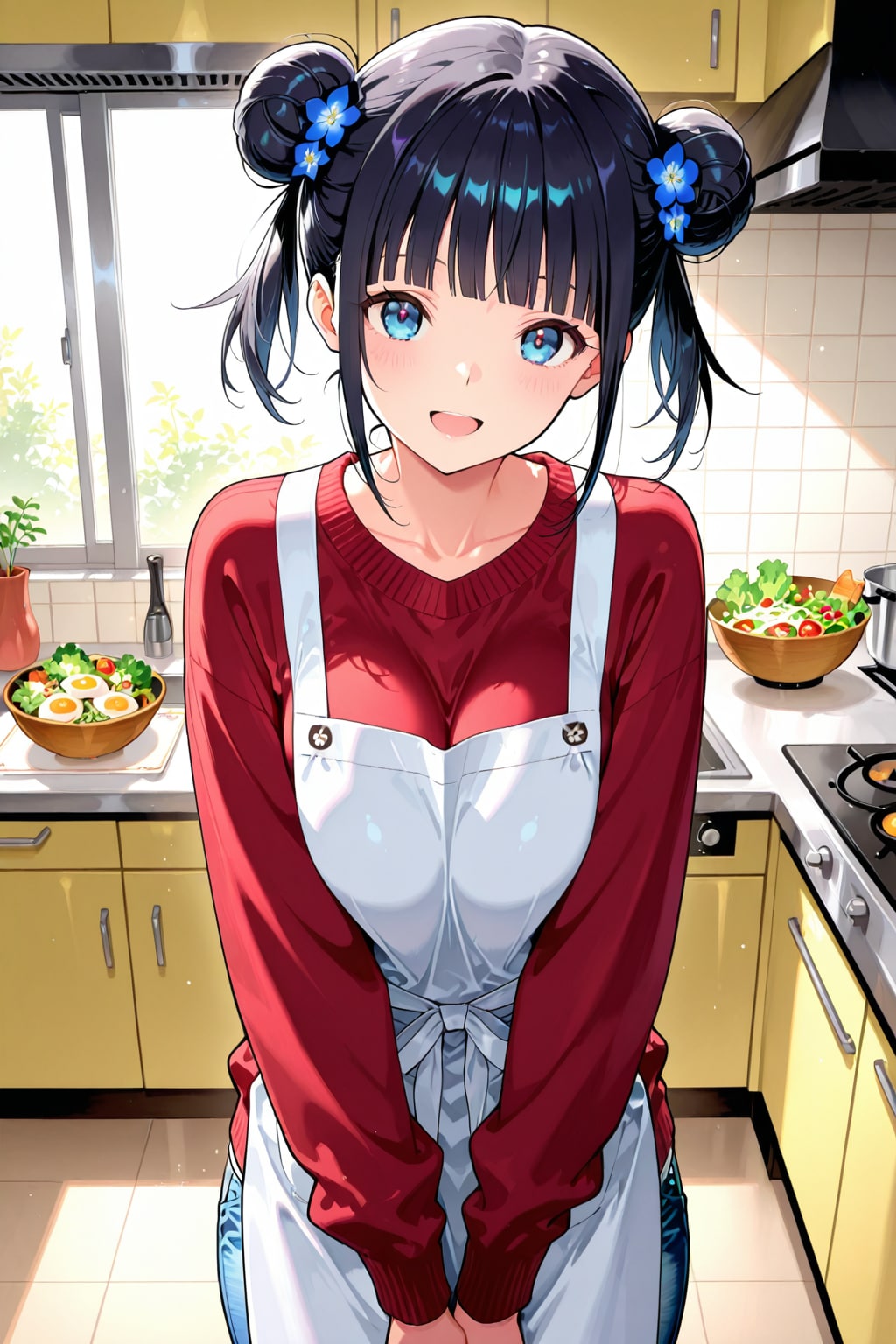 おだんごちゃん🍡✨と朝ごはん🍚✨　10/2 | の人気AIイラスト・グラビア
