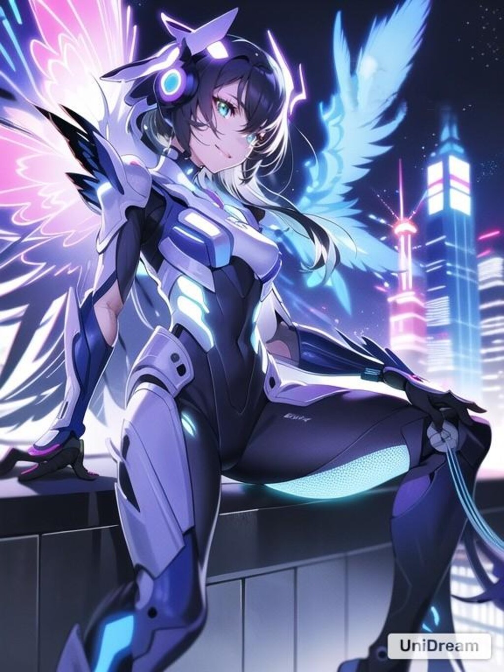 耳付きエンジェルスーツ