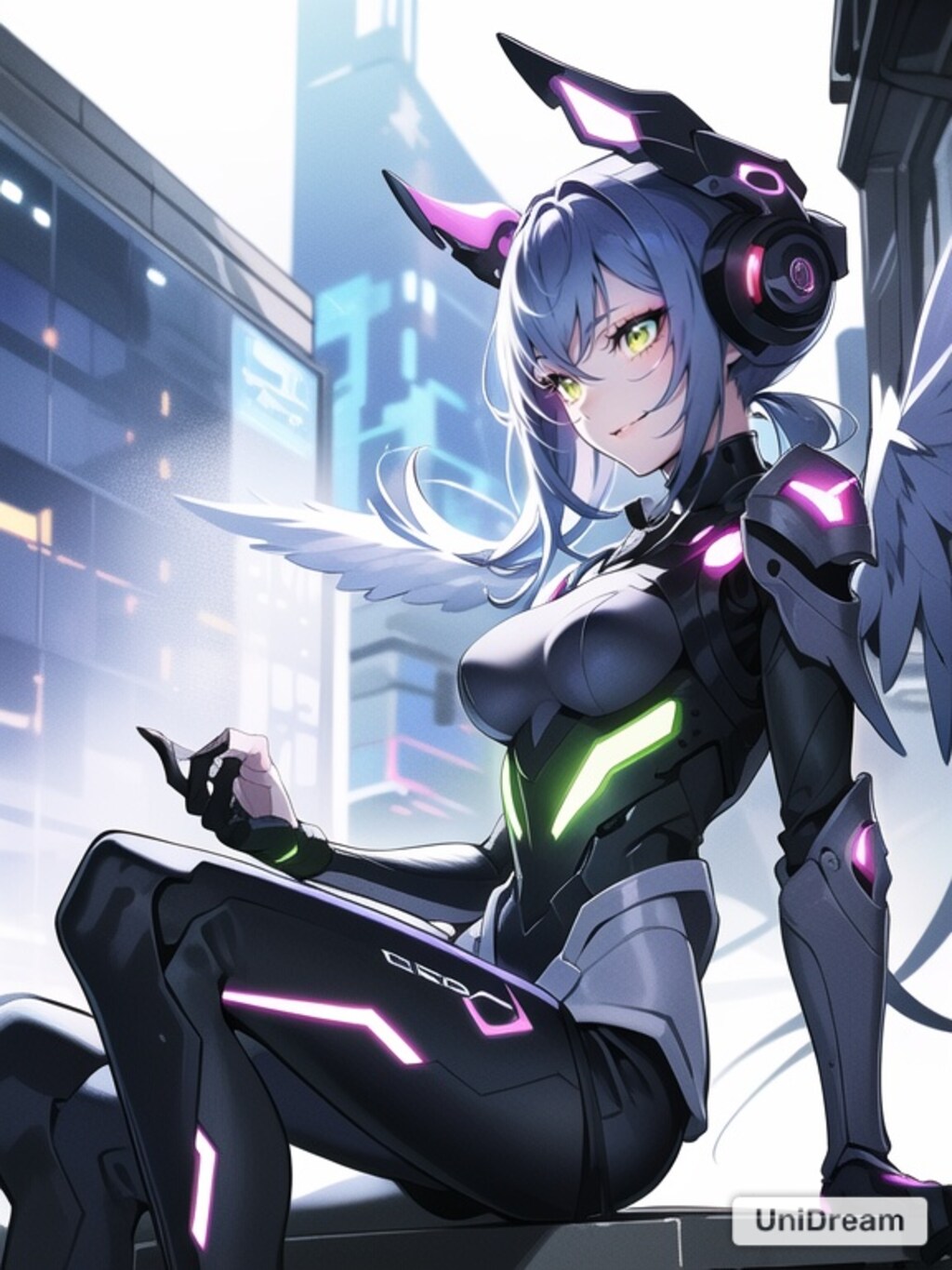 耳付きエンジェルスーツ