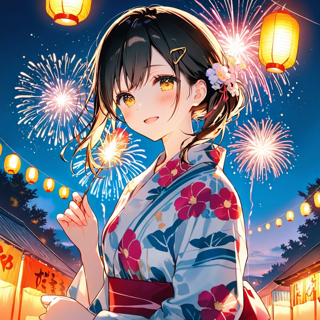 5月28日は花火の日と聞いて | の人気AIイラスト・グラビア