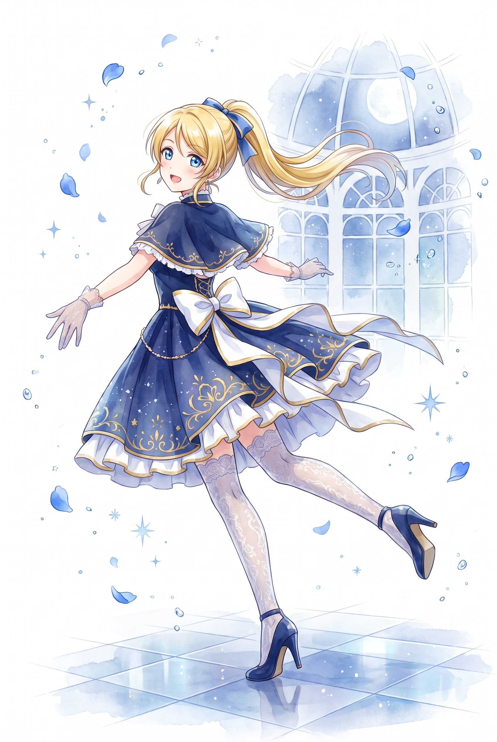 星紺花冠の少女 | の人気AIイラスト・グラビア
