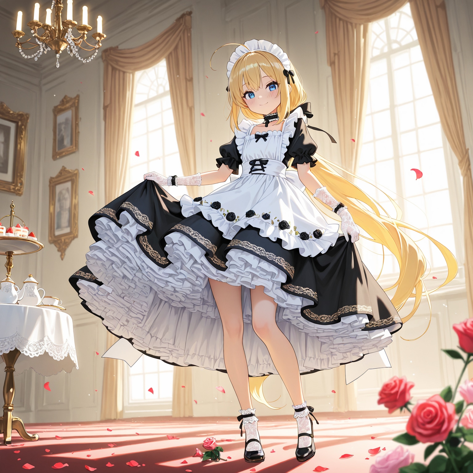 メイドフリフリフリル