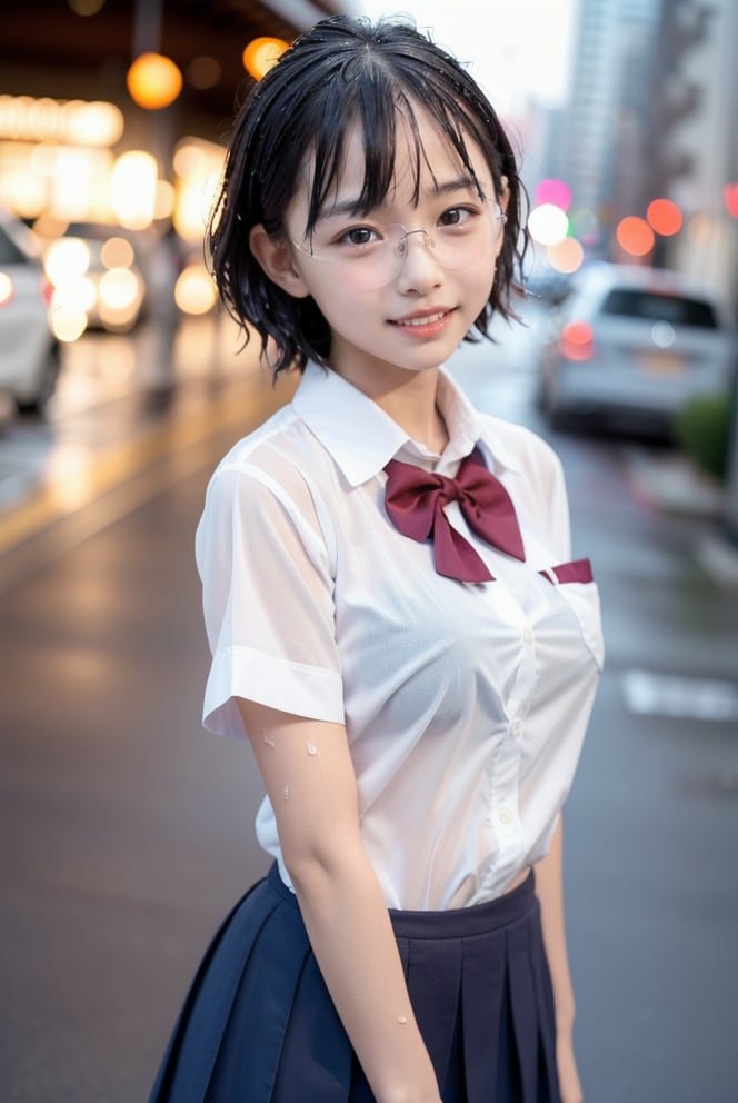 濡れ透けJK