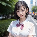 濡れ透けJK 4枚目