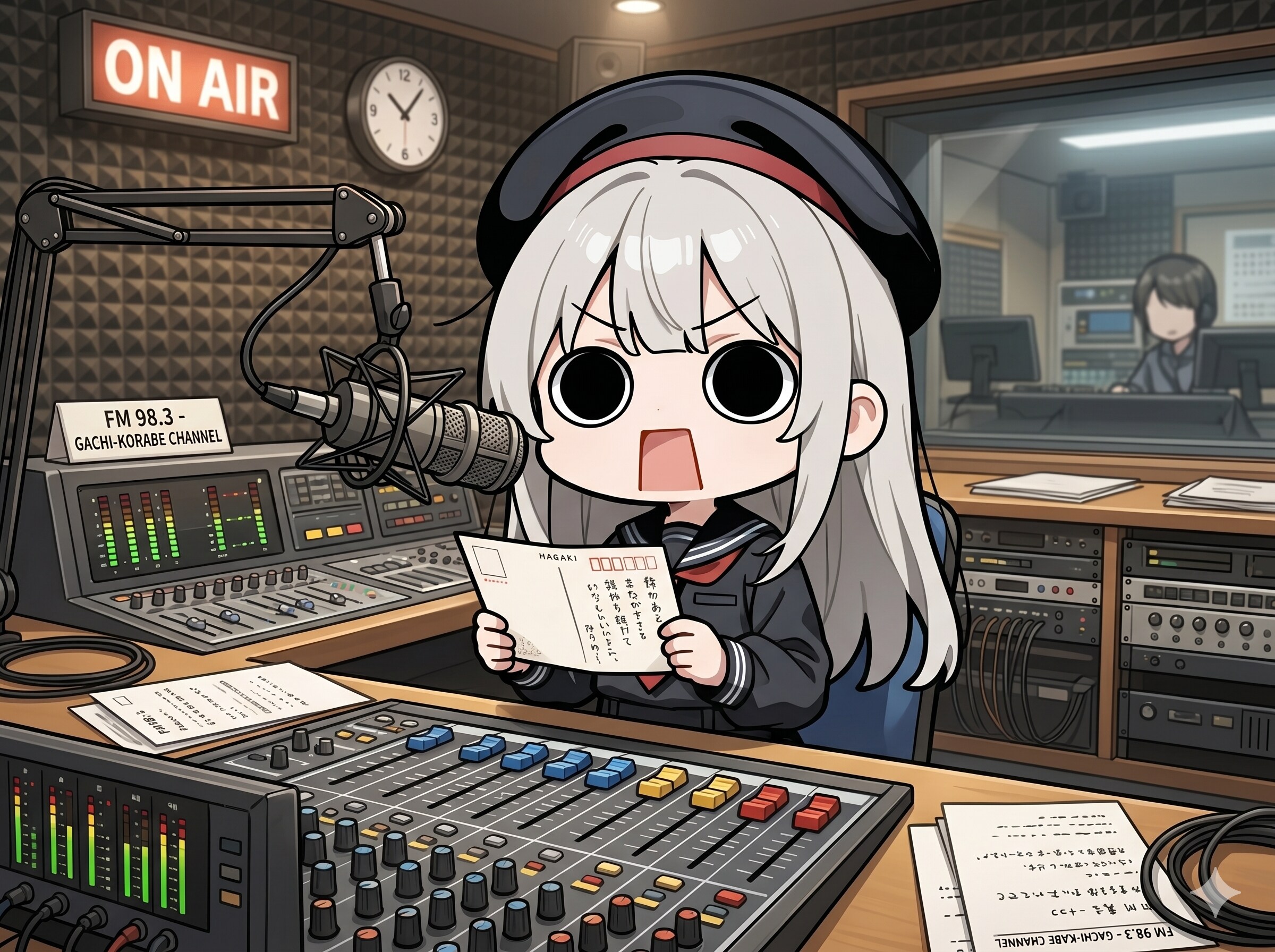 民放の日にラジオパーソナリティえらいこっちゃ嬢 | の人気AIイラスト・グラビア