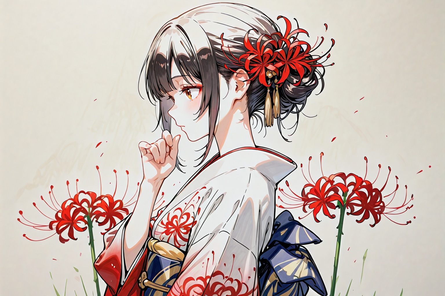 季節外れの曼珠沙華 | の人気AIイラスト・グラビア